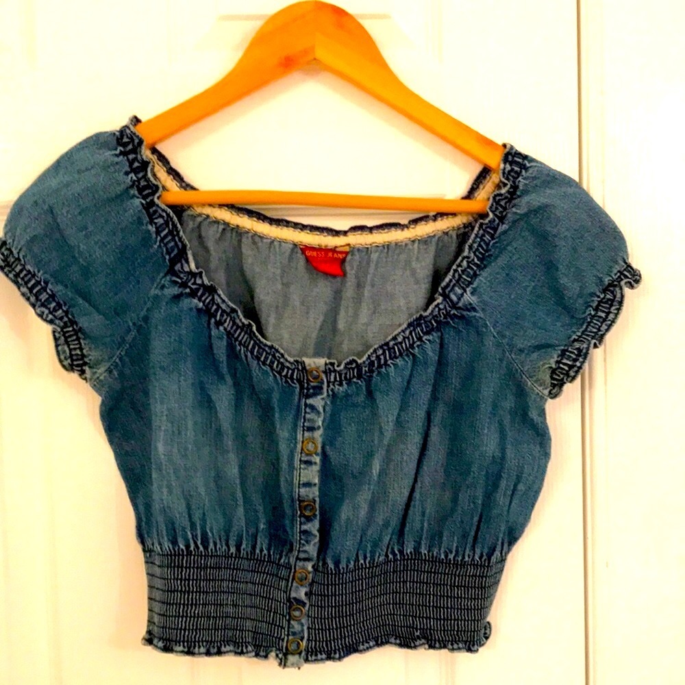 Guess jeans cropped top size s/p